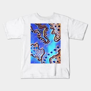 African Particle Art Kids T-Shirt